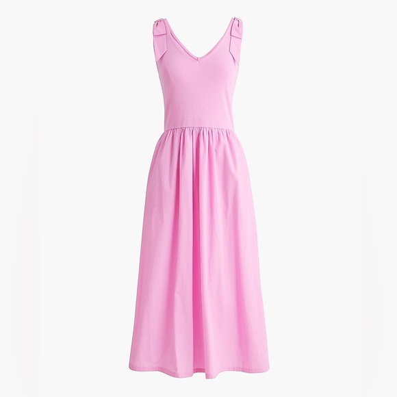 J. Crew Dresses & Skirts - NWT J CREW Bow-strap knit mixy midi dress